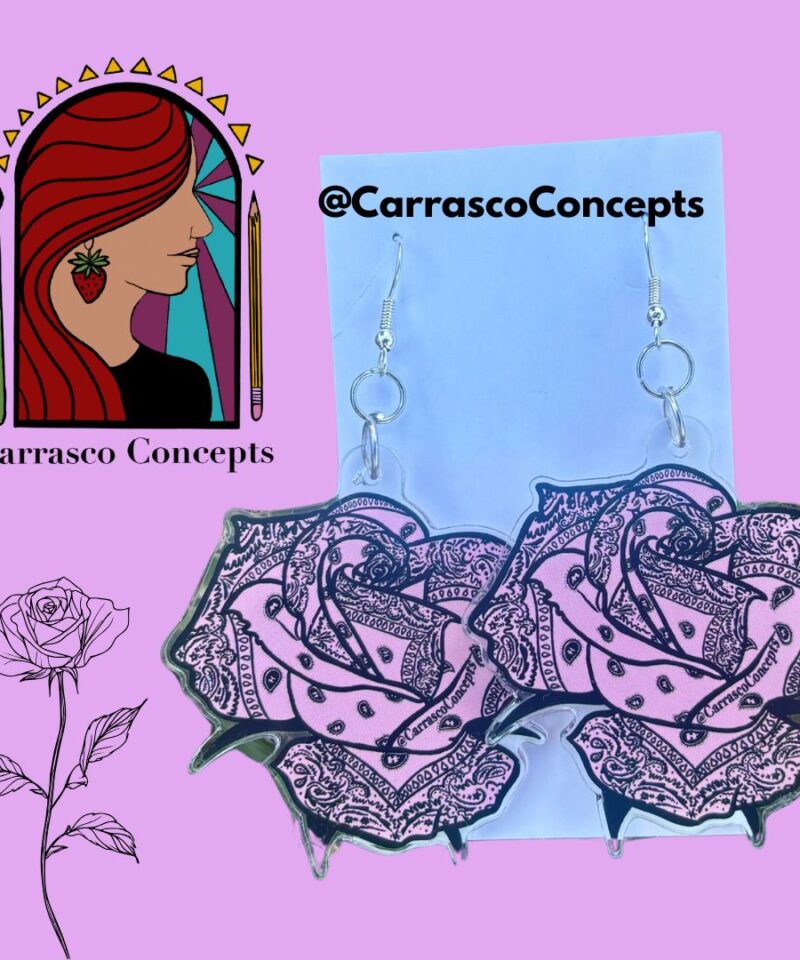 Pink Bandana Rose